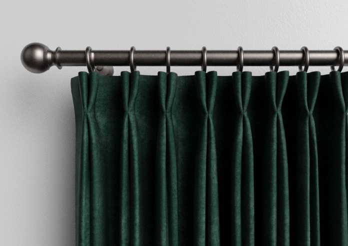 Faux Suede, Bottle Green - Made to Measure Curtains - Image 10